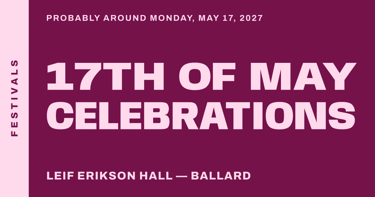 17th of May Celebrations