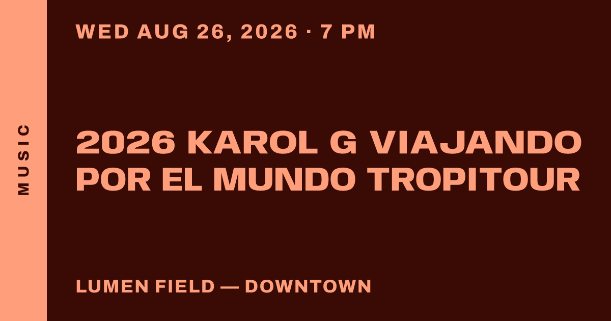 2026 Karol G Viajando Por El Mundo Tropitour