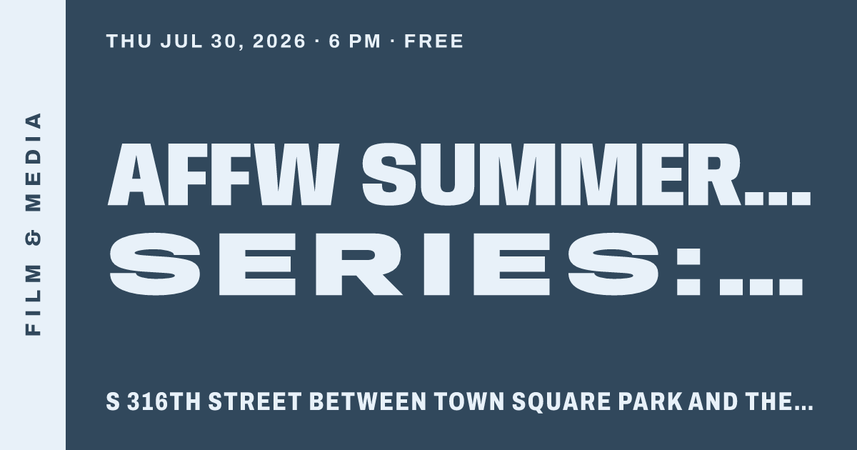 AFFW Summer Movie Series: Incredibles
