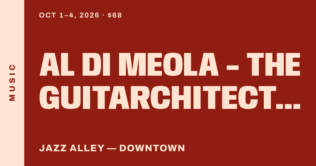 Al Di Meola - The Guitarchitect Tour
