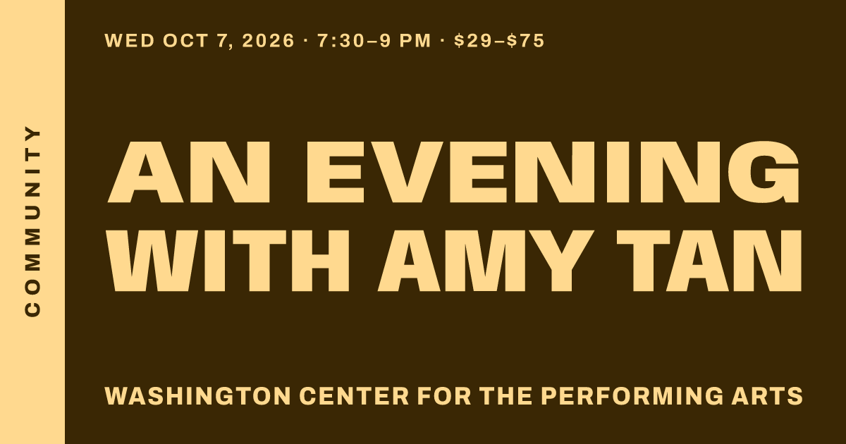 An Evening with Amy Tan