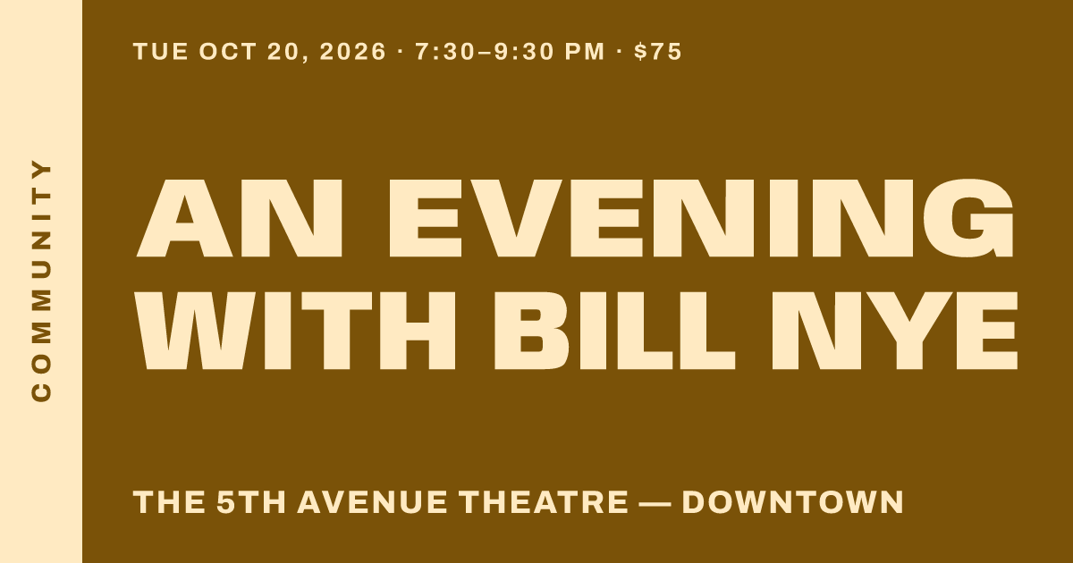 An evening with Bill Nye
