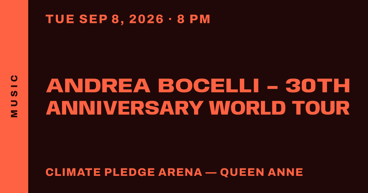 Andrea Bocelli - 30th Anniversary World Tour