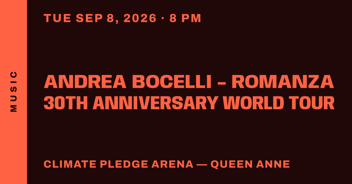 Andrea Bocelli - Romanza 30th Anniversary World Tour