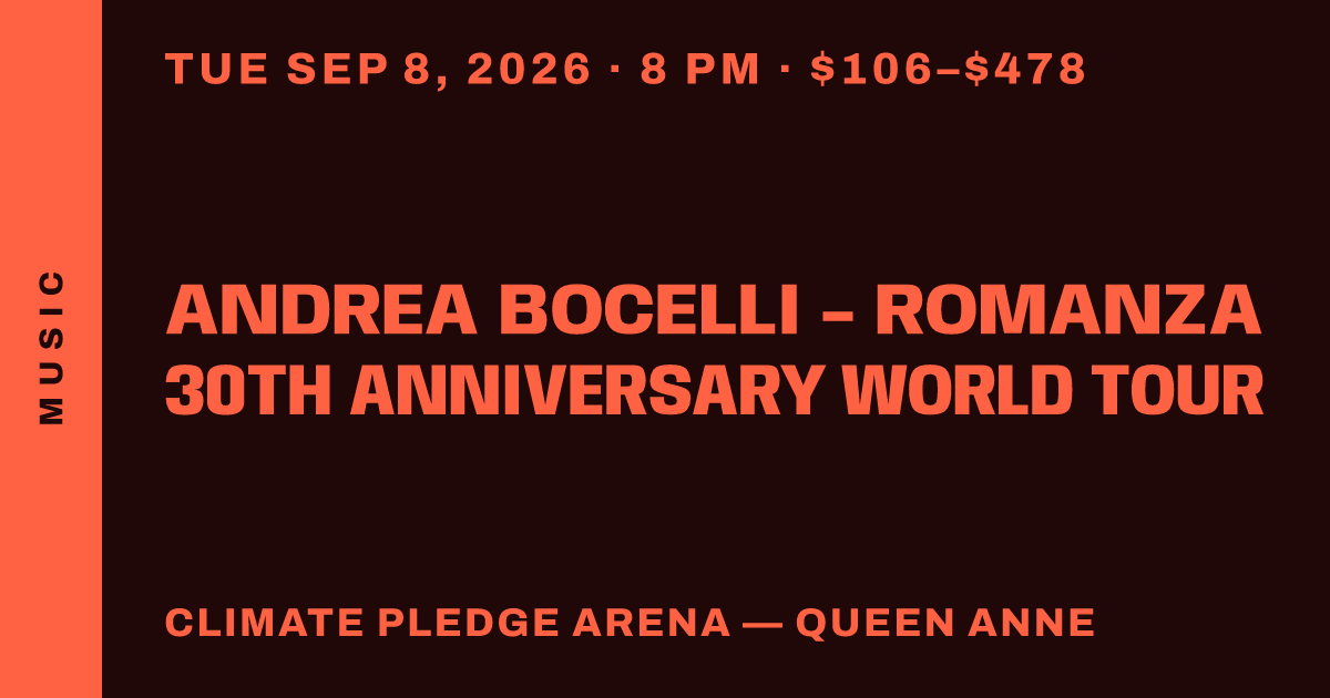 Andrea Bocelli - Romanza 30th Anniversary World Tour