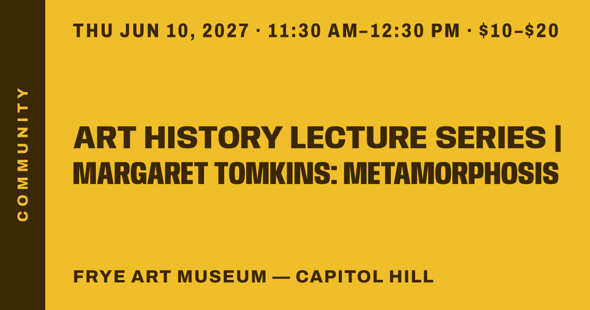 Art History Lecture Series | Margaret Tomkins: Metamorphosis