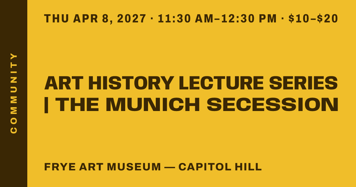 Art History Lecture Series | The Munich Secession