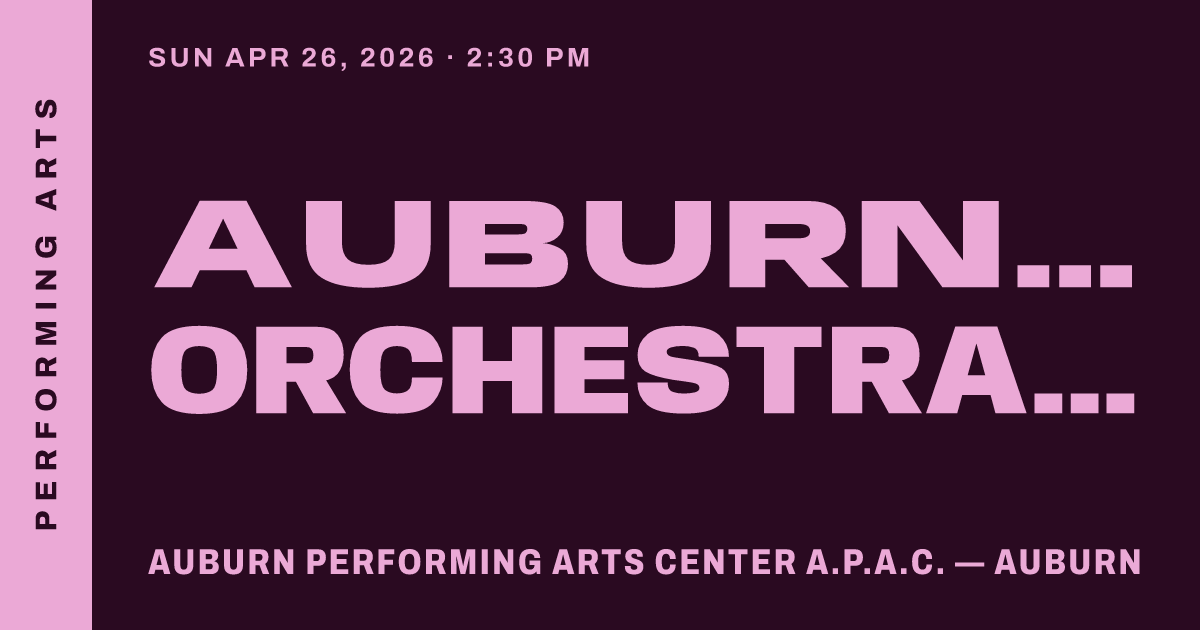 Auburn Symphony Orchestra Family Concert