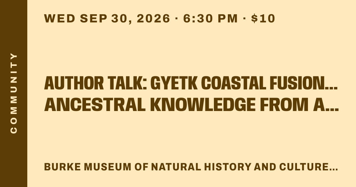Author Talk: Gyetk Coastal Fusion and Ancestral Knowledge from a Ts'msyen Kitchen