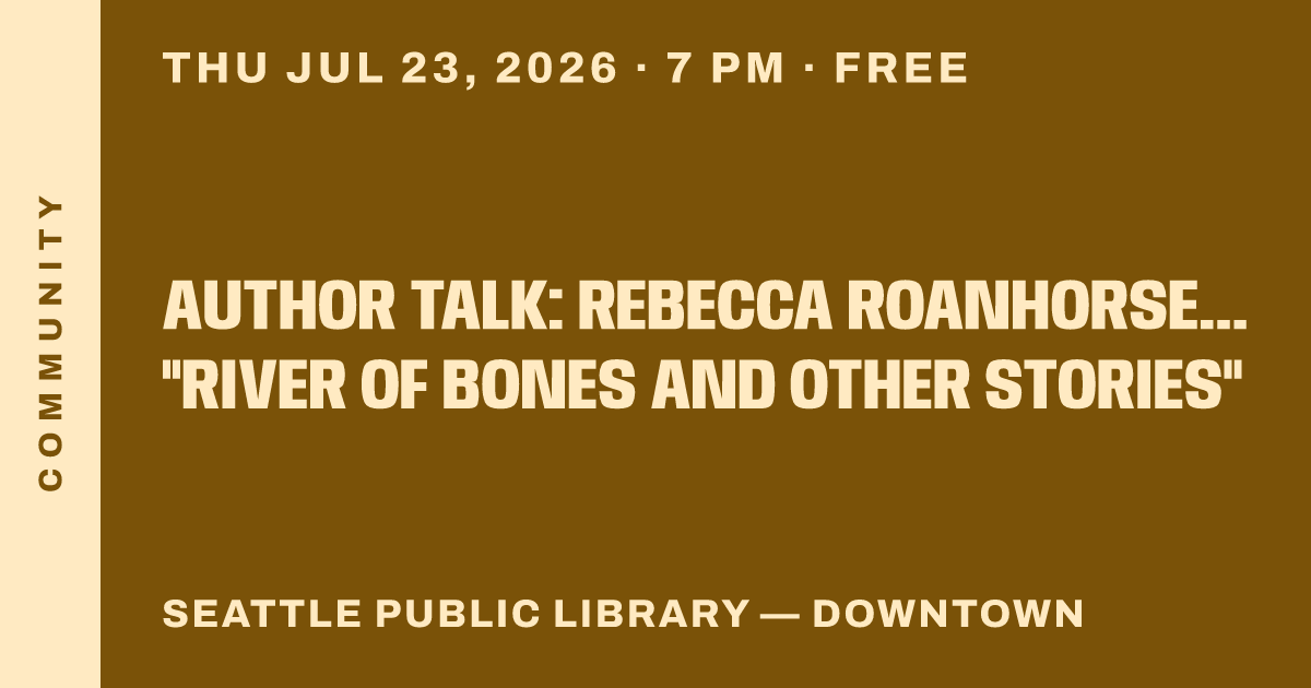 Author Talk: Rebecca Roanhorse discusses "River of Bones and Other Stories"