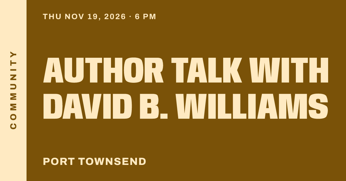 Author Talk with David B. Williams