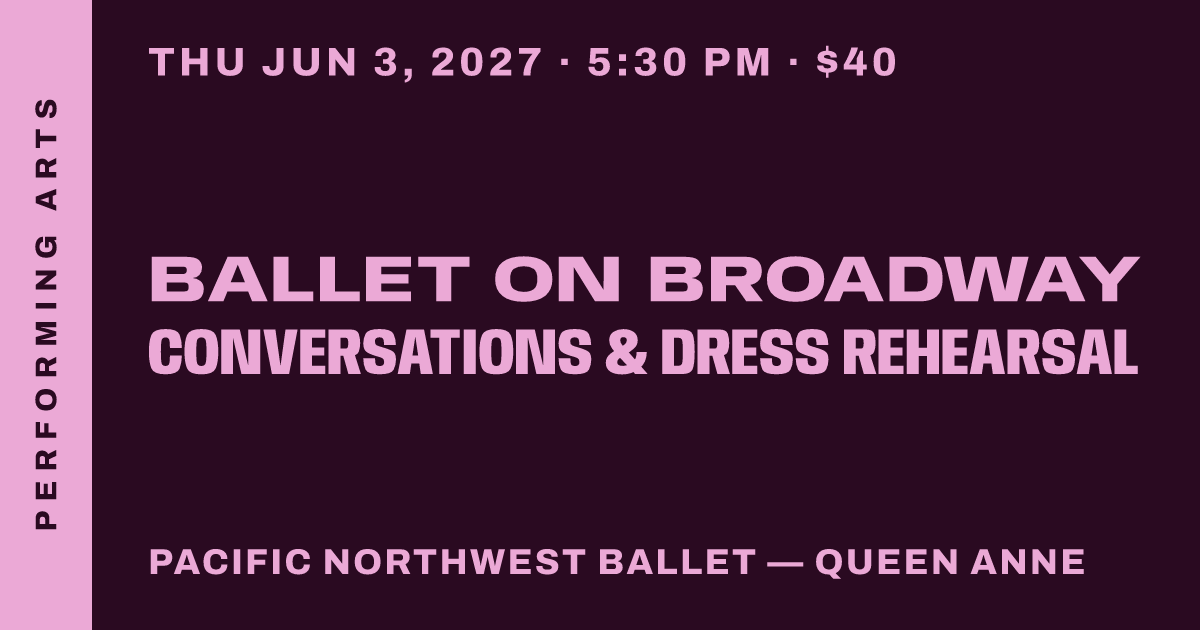 Ballet on Broadway Conversations & Dress Rehearsal