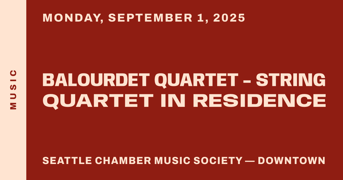 Balourdet Quartet - String Quartet in Residence