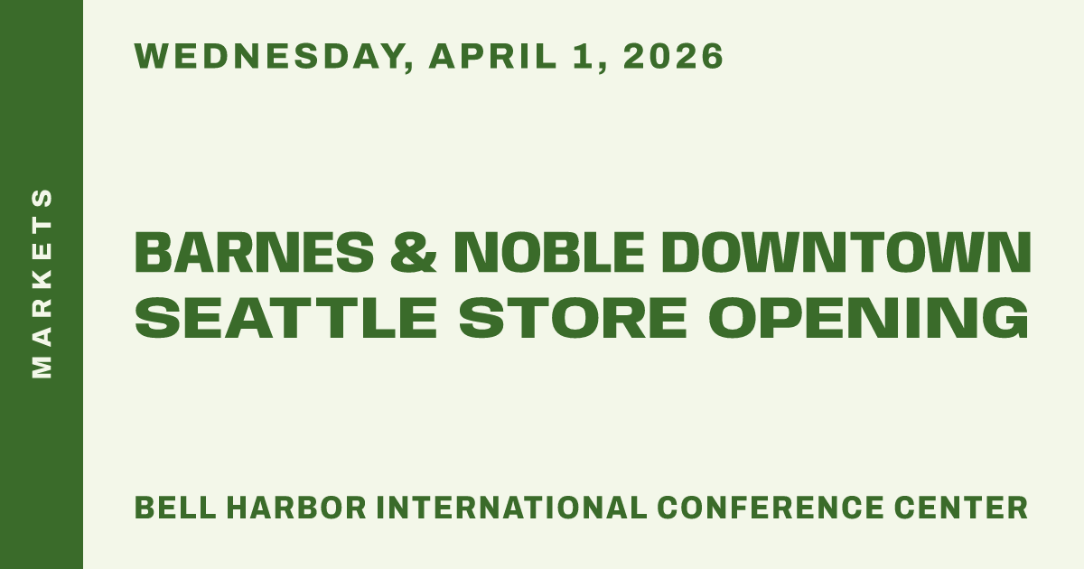 Barnes & Noble Downtown Seattle Store Opening