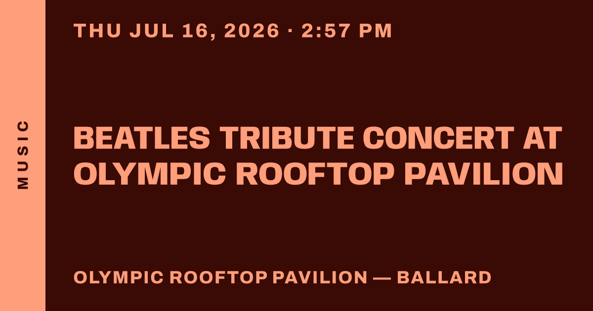 Beatles Tribute Concert at Olympic Rooftop Pavilion