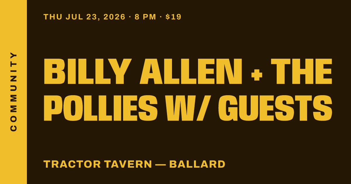 Billy Allen + The Pollies w/ guests