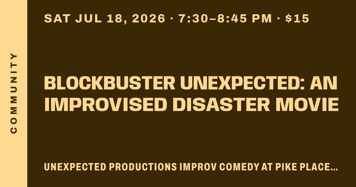 Blockbuster Unexpected: An Improvised Disaster Movie