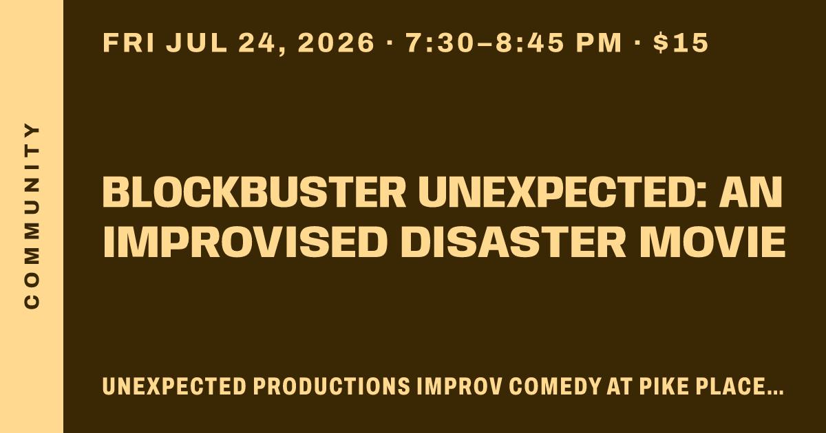 Blockbuster Unexpected: An Improvised Disaster Movie