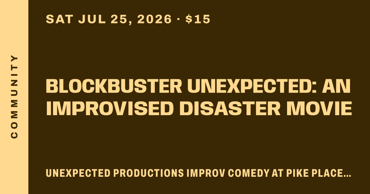 Blockbuster Unexpected: An Improvised Disaster Movie