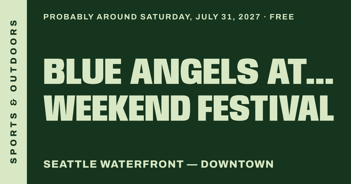 Blue Angels at Seafair Weekend Festival