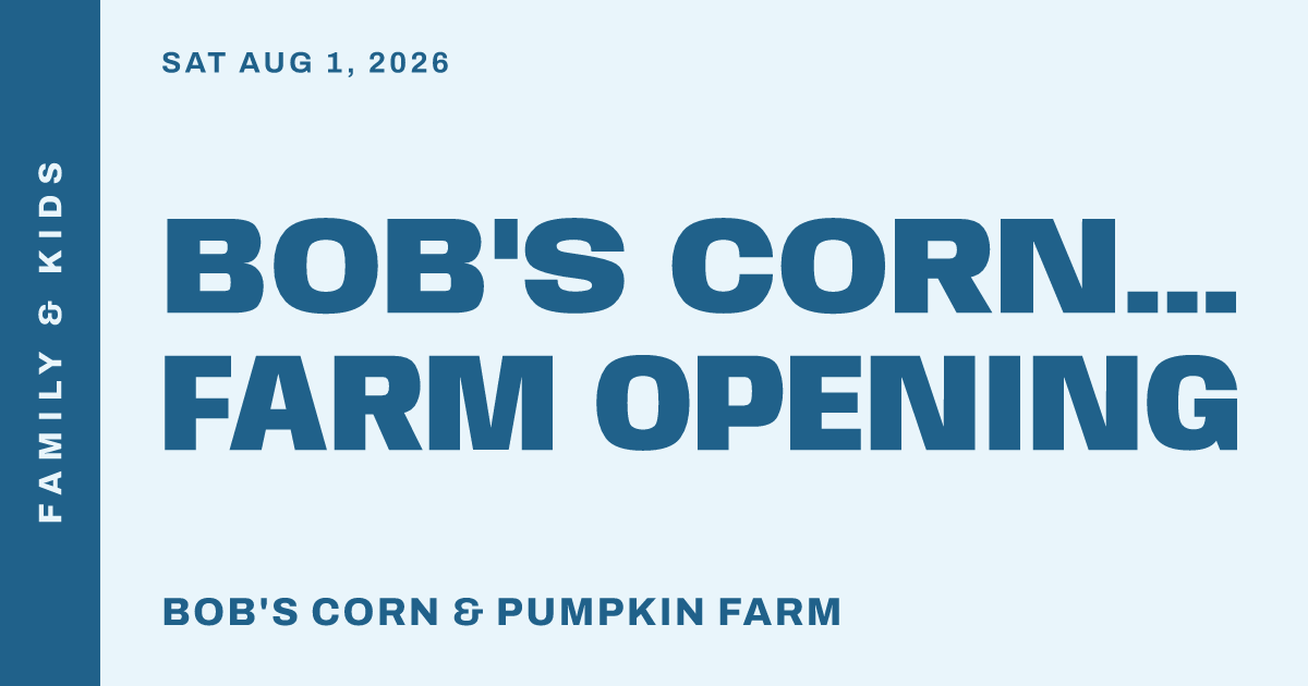 Bob's Corn & Pumpkin Farm Opening