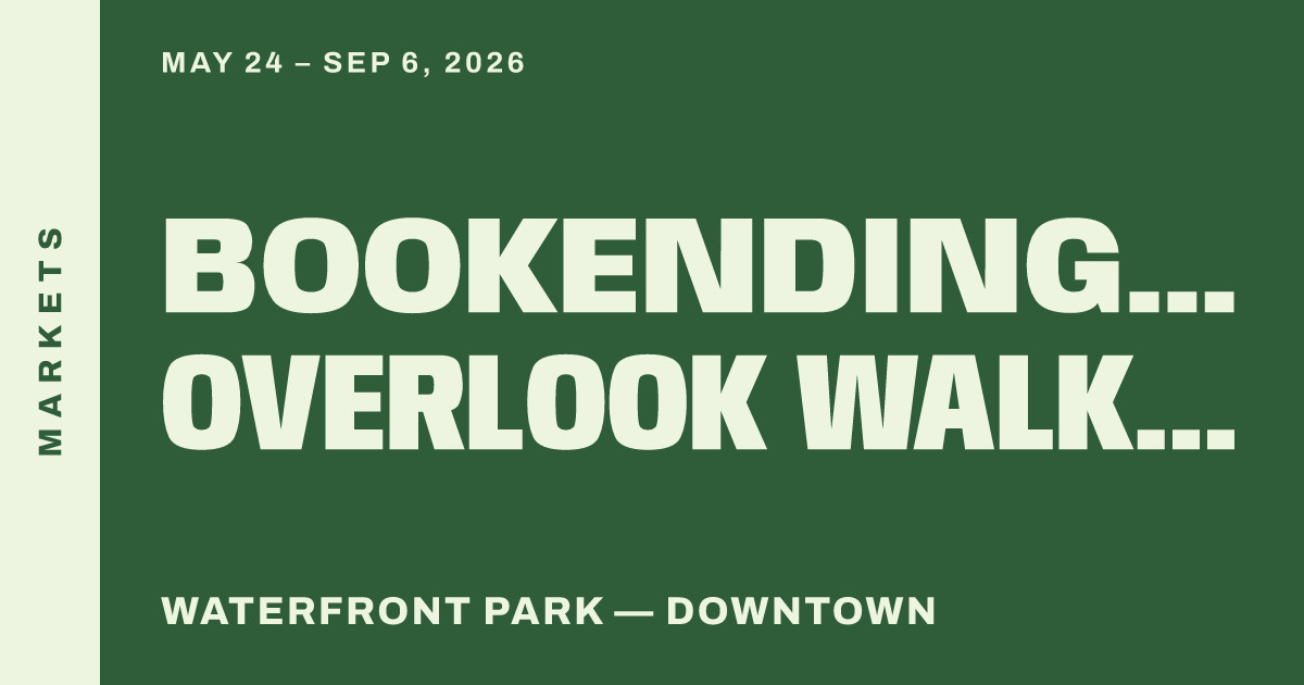 Bookending Summer: Overlook Walk Pop-ups