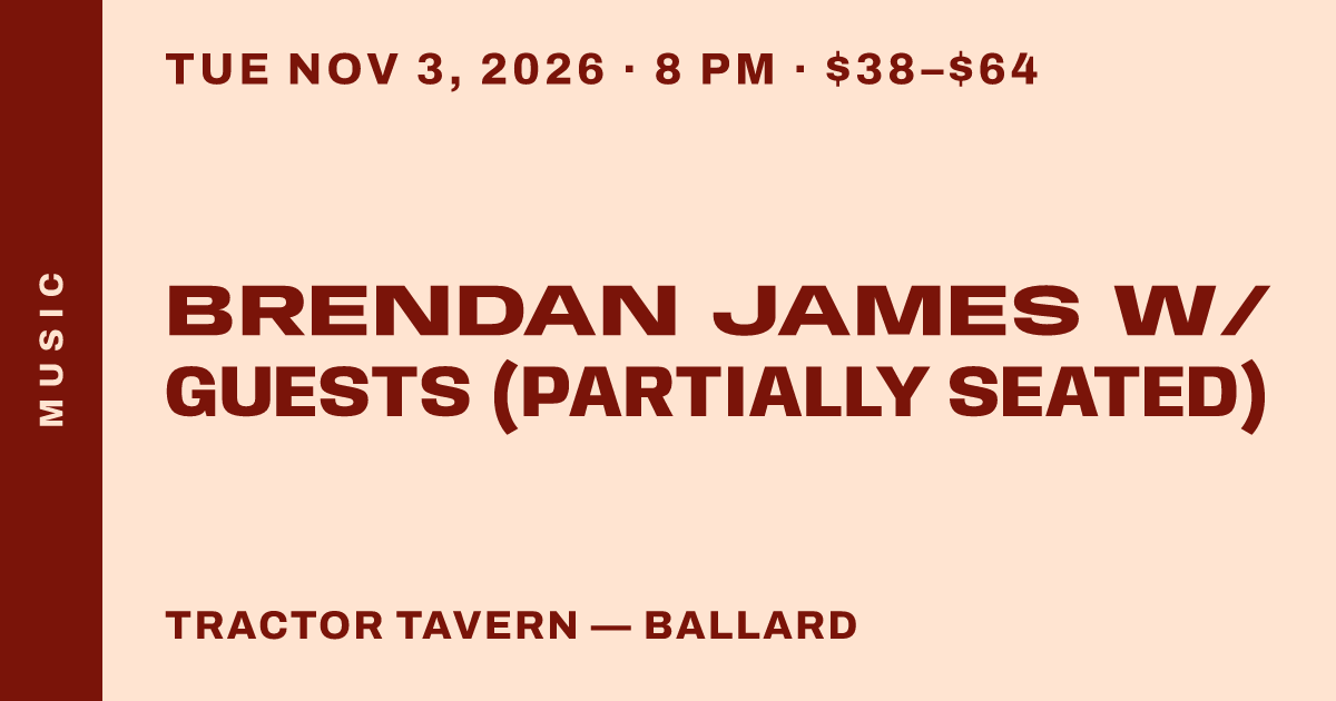 Brendan James w/ guests (partially seated)