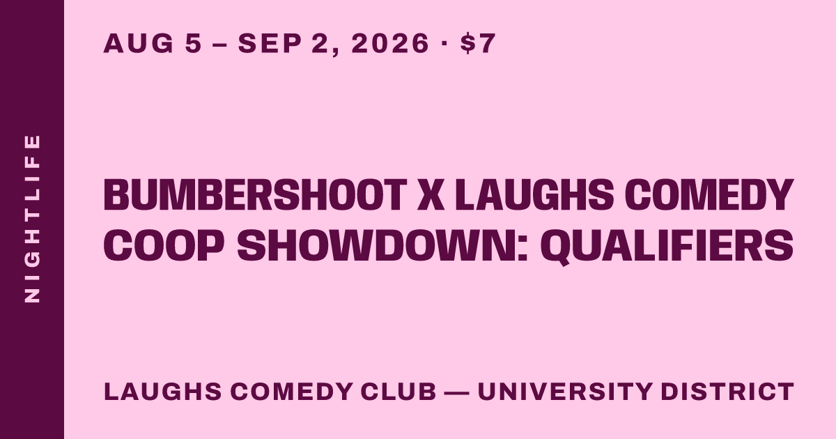 Bumbershoot x Laughs Comedy Coop Showdown: Qualifiers