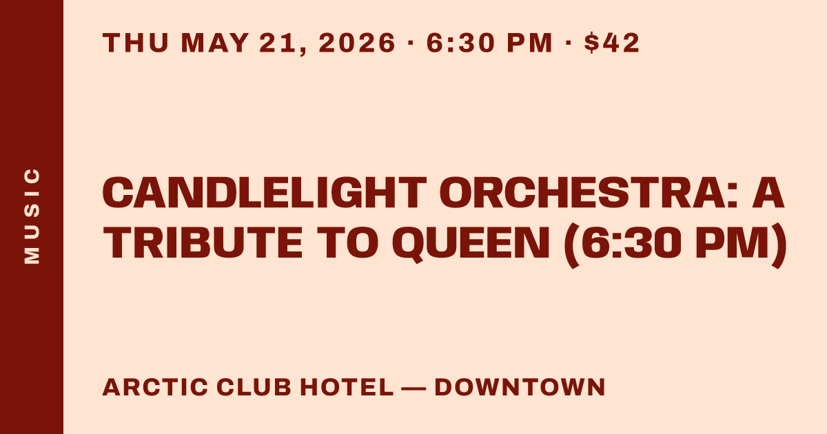Candlelight Orchestra: A Tribute to Queen (6:30 PM)