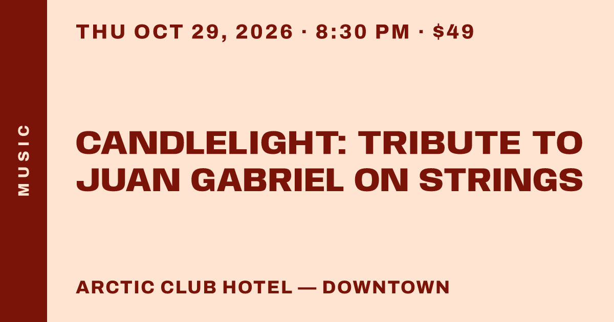 Candlelight: Tribute to Juan Gabriel on Strings