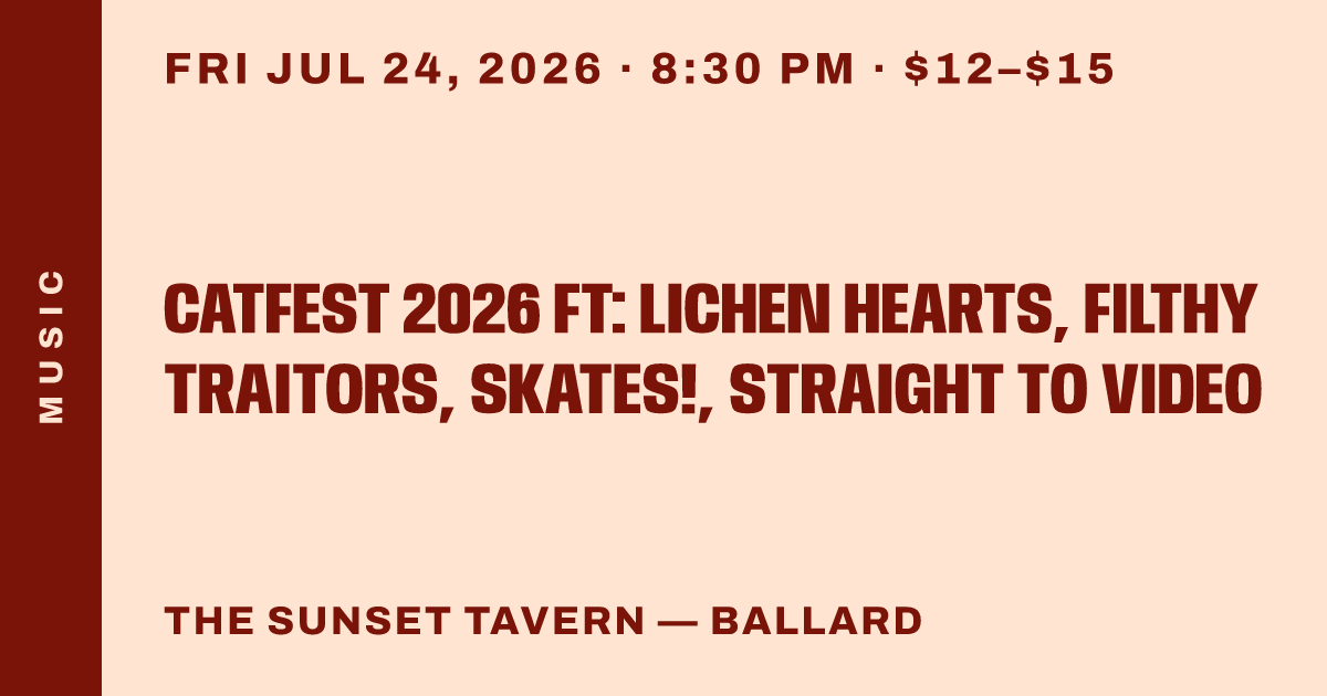 CatFest 2026 ft: Lichen Hearts, Filthy Traitors, Skates!, Straight to Video