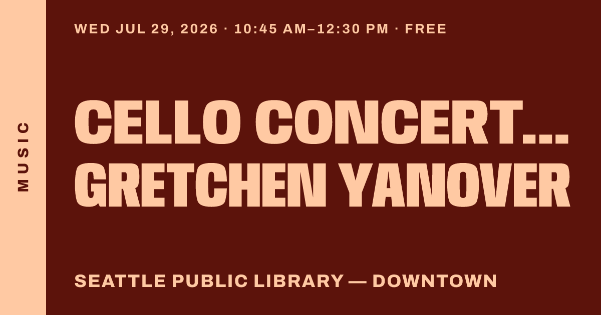 Cello Concert with Gretchen Yanover