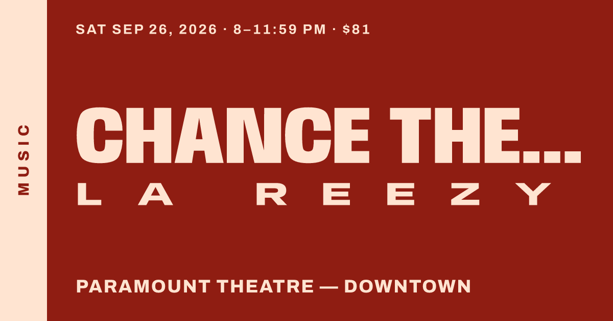 Chance the Rapper in Seattle