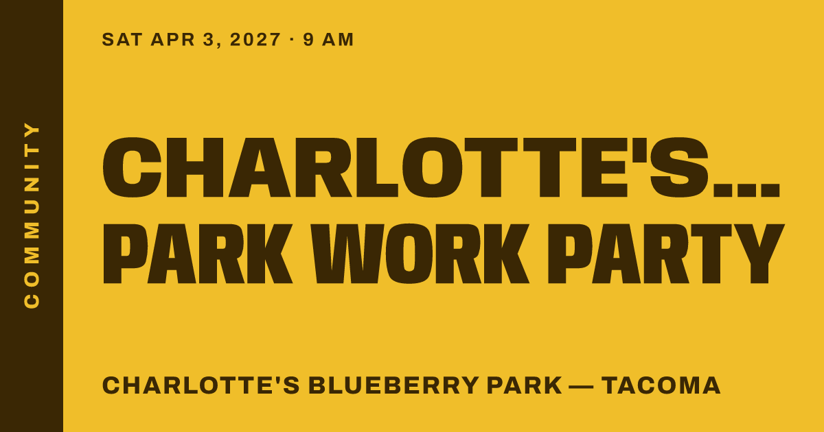 Charlotte's Blueberry Park Work Party