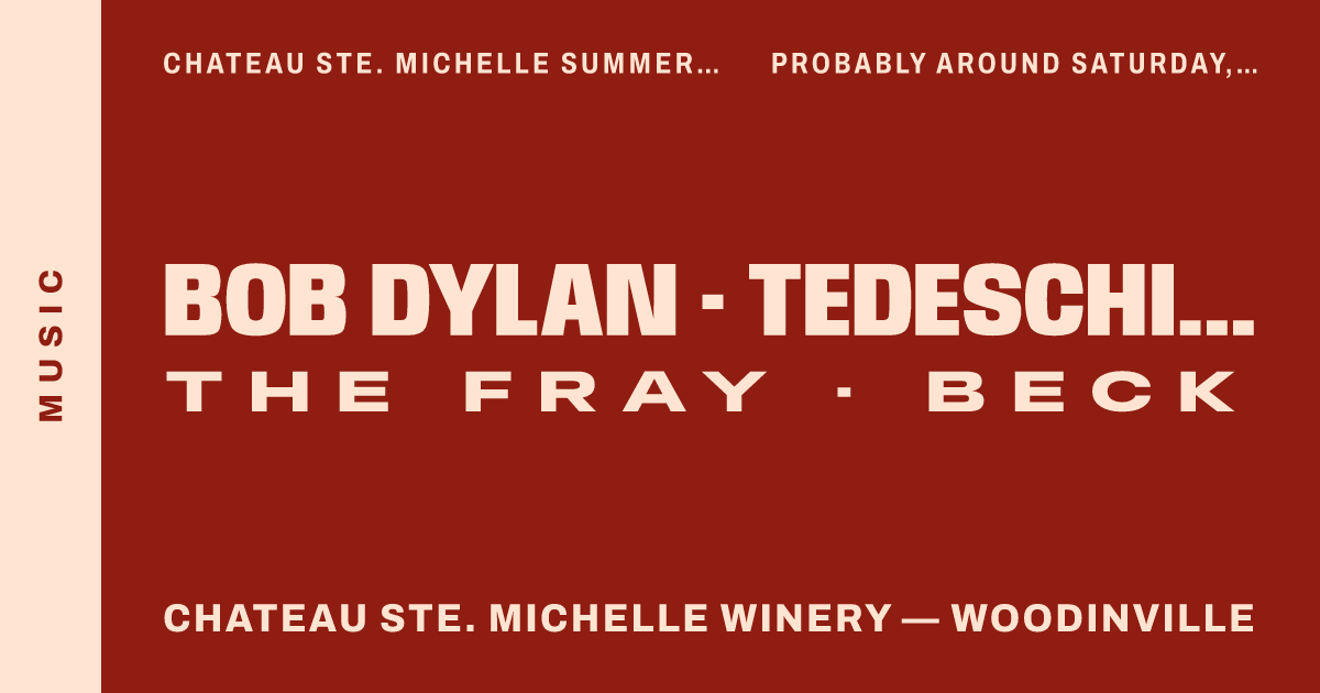 Chateau Ste. Michelle Summer Concert Series