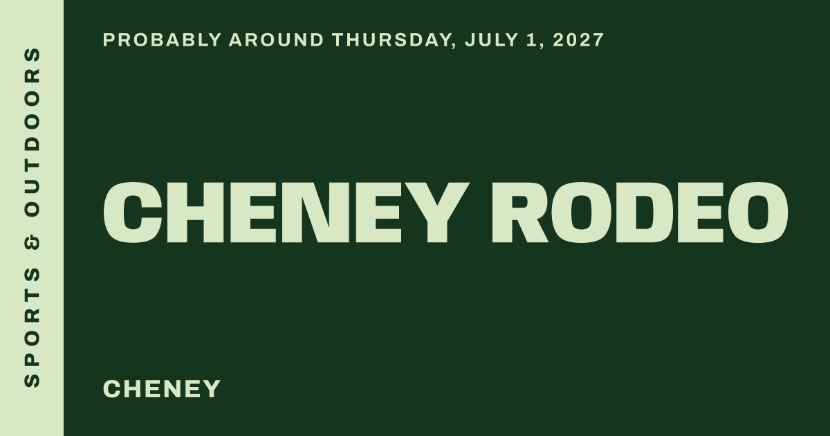 Cheney Rodeo