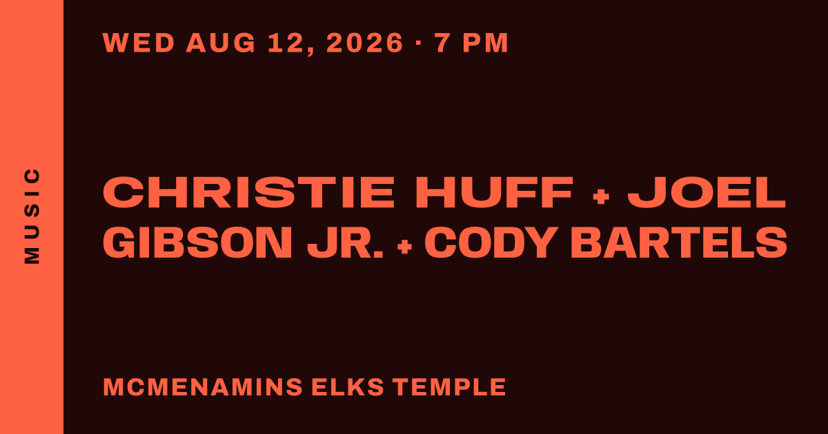 Christie Huff + Joel Gibson Jr. + Cody Bartels