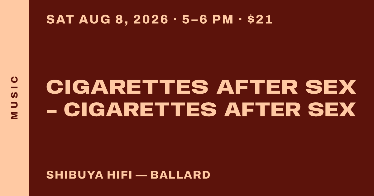 Cigarettes After Sex - Cigarettes After Sex