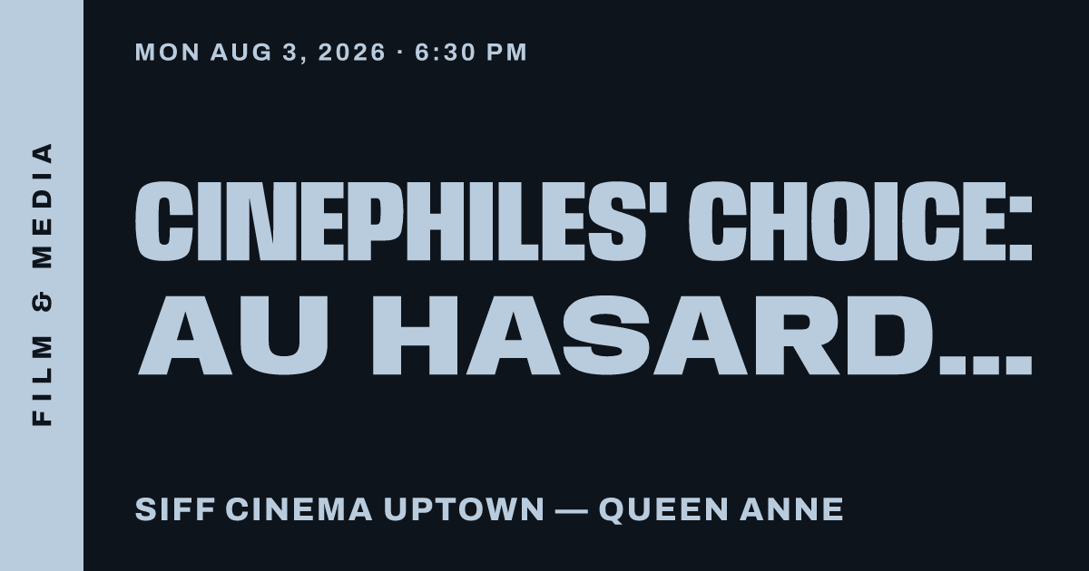 Cinephiles' Choice: Au Hasard Balthazar
