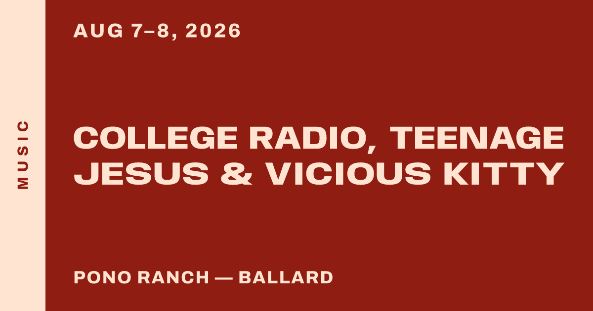 COLLEGE RADIO, TEENAGE JESUS & VICIOUS KITTY