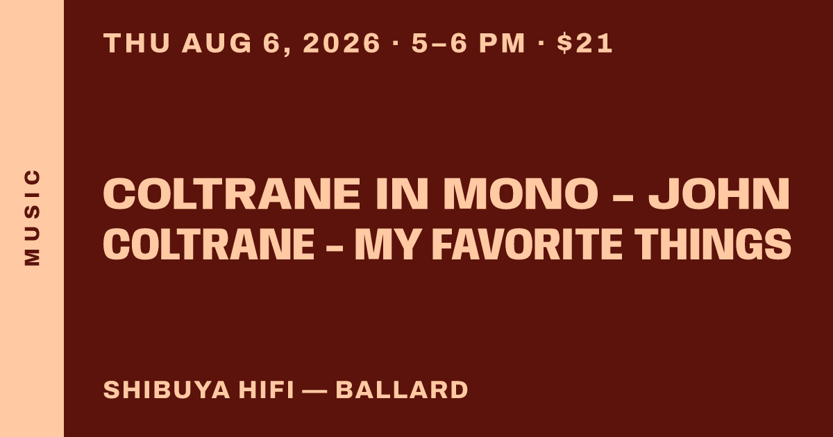 Coltrane in Mono - John Coltrane - My Favorite Things