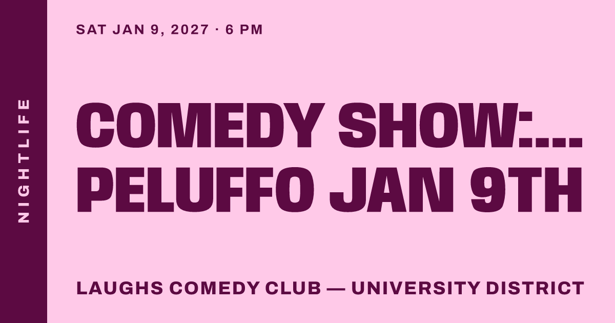 Comedy Show: Caitlin Peluffo Jan 9th