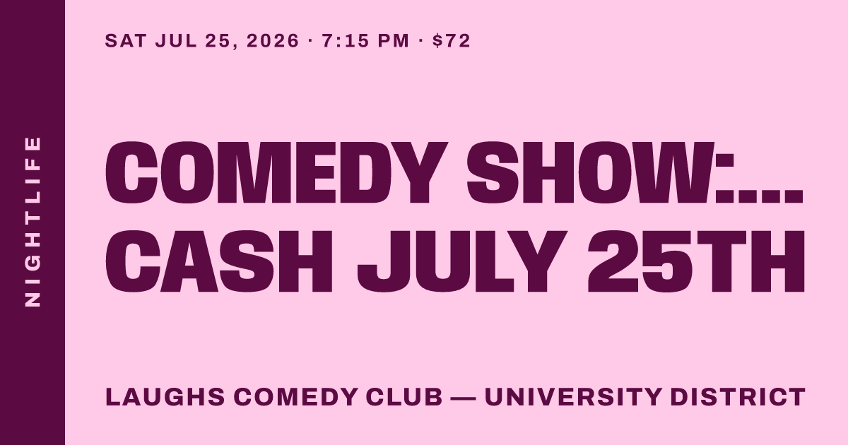 Comedy Show: Cliff Cash July 25th