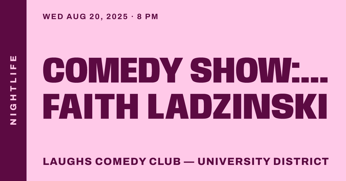 Comedy Show: Comedian Faith Ladzinski