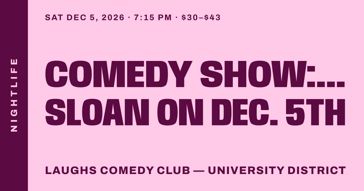 Comedy Show: Dulcé Sloan on Dec. 5th