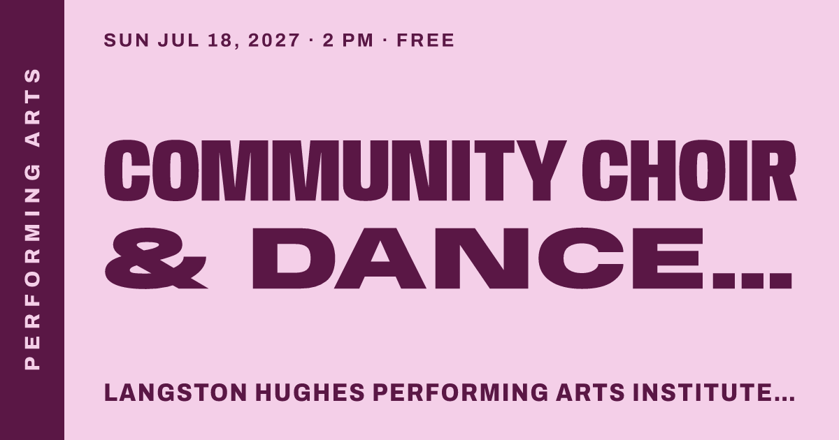 Community Choir & Dance Workshop