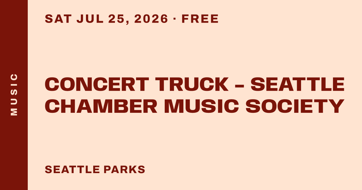 Concert Truck - Seattle Chamber Music Society