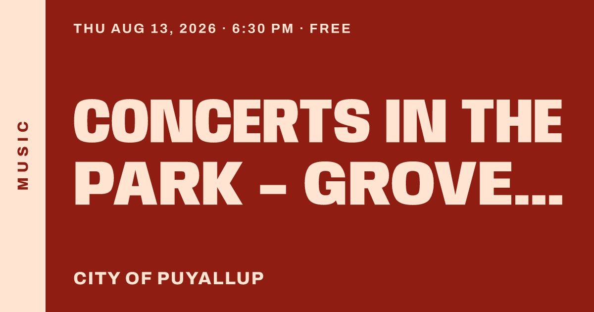 Concerts in the Park - Grove Nation