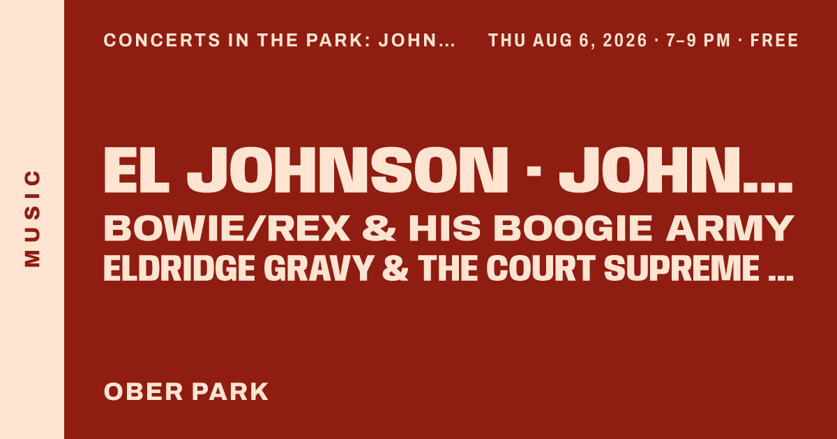 Concerts in the Park: John Roberts Y Pan Blanco