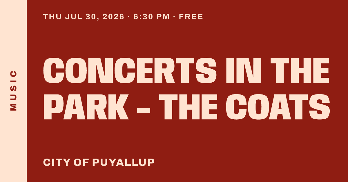 Concerts in the Park - The Coats